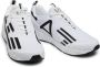 Emporio Armani EA7 Unisex Sneaker Hardlopen Training Mesh Rubber Zwart Zilver Black Heren - Thumbnail 12