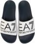 Emporio Ar i EA7 Unisex Wit Marineblauw Slipper Visibility White - Thumbnail 4