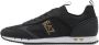 Emporio Armani EA7 Zwarte Gouden Witte Sneaker Unisex Hardloopschoen Black Heren - Thumbnail 8