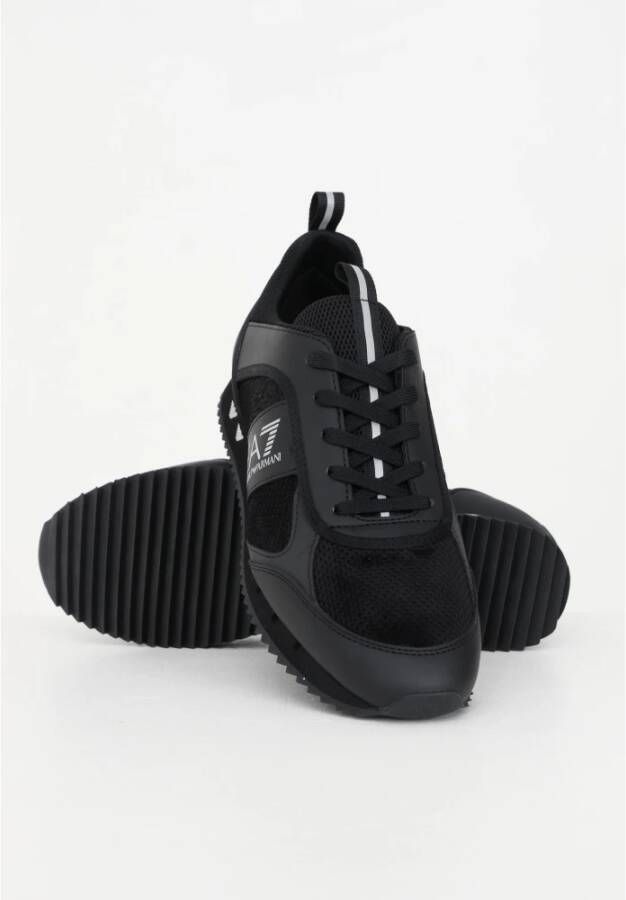 Emporio Armani EA7 Zwarte Sneakers voor Heren Zwart Heren - Foto 11