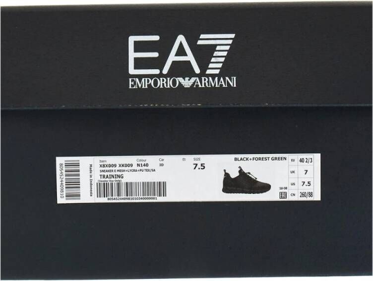 Emporio Armani EA7 Sneakers Zwart Heren