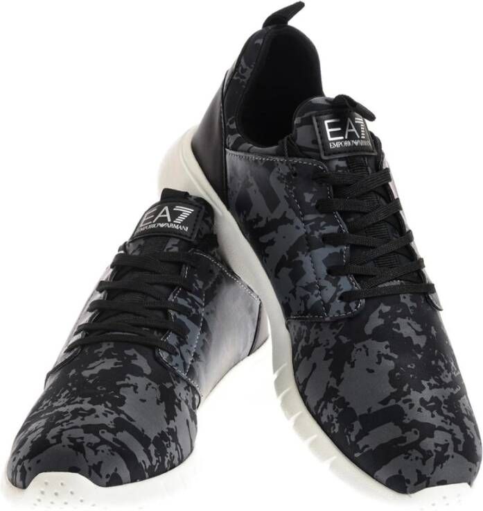 Emporio Armani EA7 Sneakers Zwart Heren