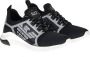 Emporio Armani EA7 Ademende Mesh Sneaker Hardloopschoenen Unisex A-Racer Reflex Black Heren - Thumbnail 14