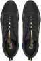 Emporio Ar i EA7 Zwarte Gouden Witte Sneaker Unisex Hardloopschoen Black - Thumbnail 7