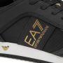 Emporio Armani EA7 Zwarte Gouden Witte Sneaker Unisex Hardloopschoen Black Heren - Thumbnail 5