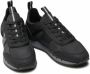Emporio Armani EA7 Nieuwe Armani Noir Sneakers met Zilveren Logo Black Heren - Thumbnail 3