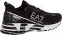 Emporio Ar i EA7 Zwarte Witte Mesh Sneaker Trainingschoenen Black - Thumbnail 6