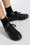 Emporio Armani EA7 Zwarte Sneakers Ronde Neus Vetersluiting Black Heren - Thumbnail 5