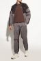 Emporio Armani EA7 Eenvoudige Vetersneakers Beige Heren - Thumbnail 8