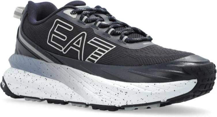 Emporio Armani EA7 Sportschoenen met logo Blue Heren