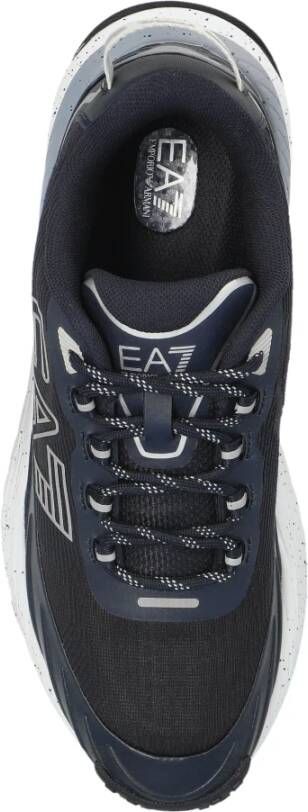 Emporio Armani EA7 Sportschoenen met logo Blue Heren