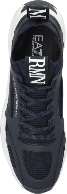 Emporio Armani EA7 Sportschoenen met logo Blue Heren