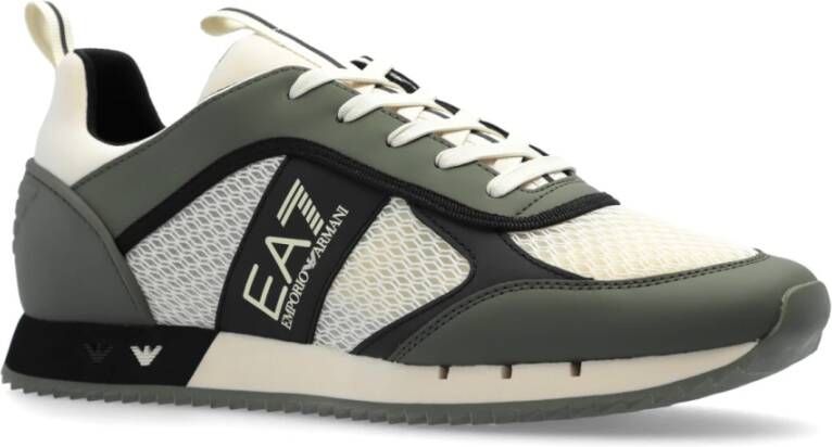 Emporio Armani EA7 Sportschoenen met logo Green Heren