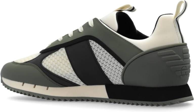 Emporio Armani EA7 Sportschoenen met logo Green Heren
