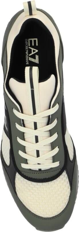 Emporio Armani EA7 Sportschoenen met logo Green Heren