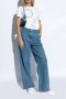 Emporio Ar i EA7 Witte leren sneakers met adelaarslogo White - Thumbnail 10