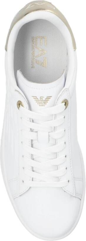 Emporio Armani EA7 Sportschoenen met logo White Dames