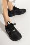 Emporio Armani EA7 Eenvoudige Vetersneakers Black Heren - Thumbnail 15