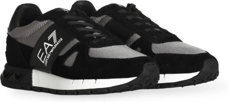 Emporio Armani EA7 Stijlvolle EA7 Sneakers Zwart Heren