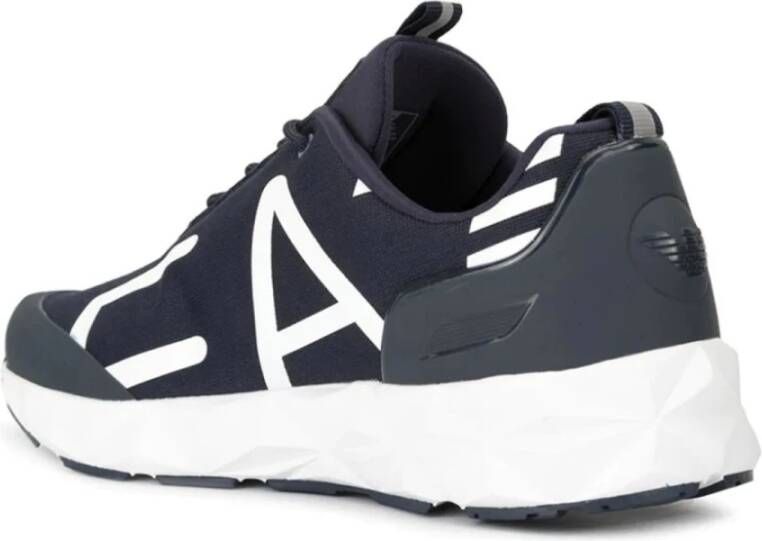 Emporio Armani EA7 training dynamic sneakers Blauw Heren