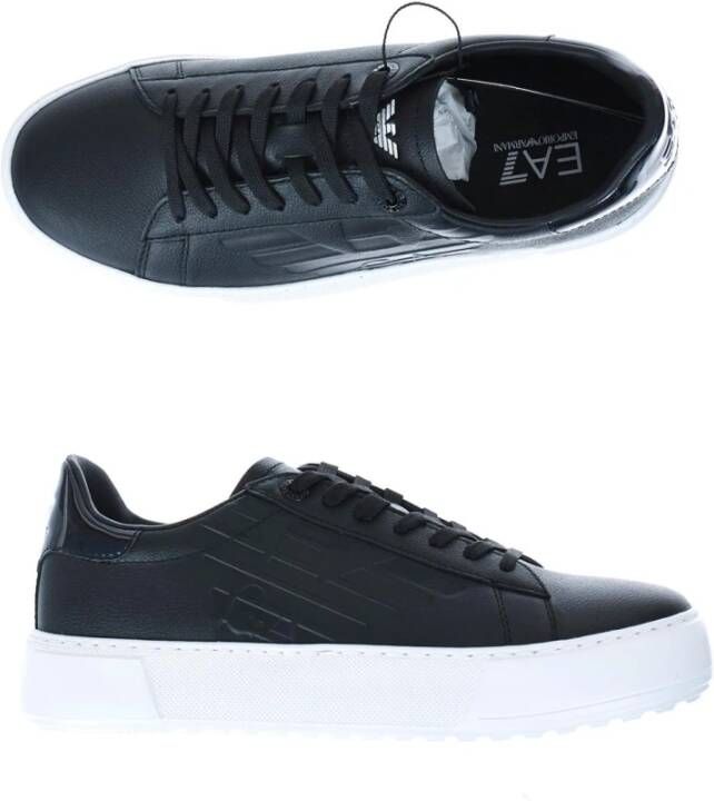 Emporio Armani EA7 Training Kalfsleer Voering Op Black Heren