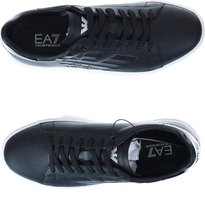 Emporio Armani EA7 Training Kalfsleer Voering Op Black Heren