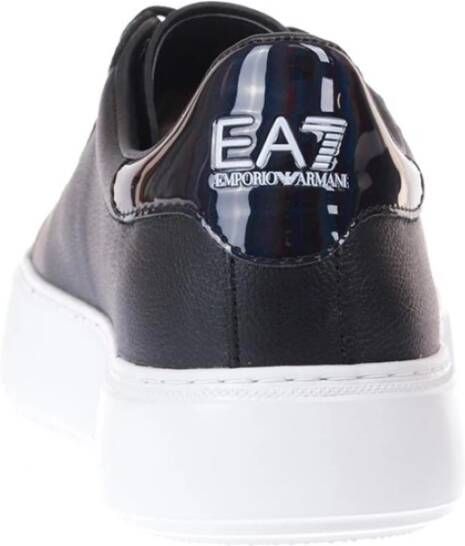 Emporio Armani EA7 Training Kalfsleer Voering Op Black Heren