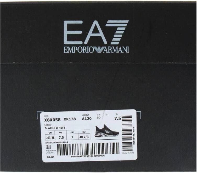 Emporio Armani EA7 Training X8X058Xk138Nero Black Heren