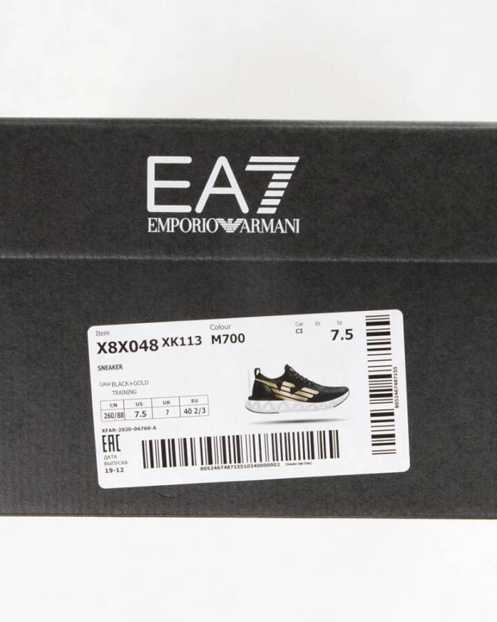 Emporio Armani EA7 Ultimate 2.0 Zwarte Sneakers Black Heren