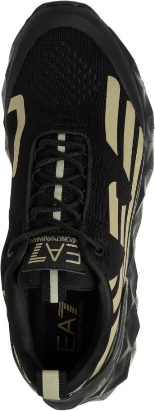 Emporio Armani EA7 Ultimate Kombat Sneakers Patroon & Effen Black Heren