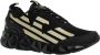 Emporio Armani EA7 Ultimate Kombat Sneakers Patroon & Effen Black Heren - Thumbnail 10