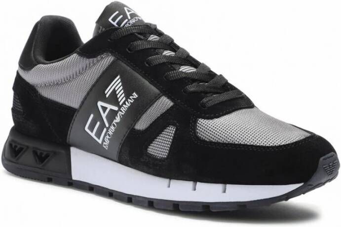 Emporio Armani EA7 Unisex X8X151Xk354 S975 Sneakers Zwart Heren