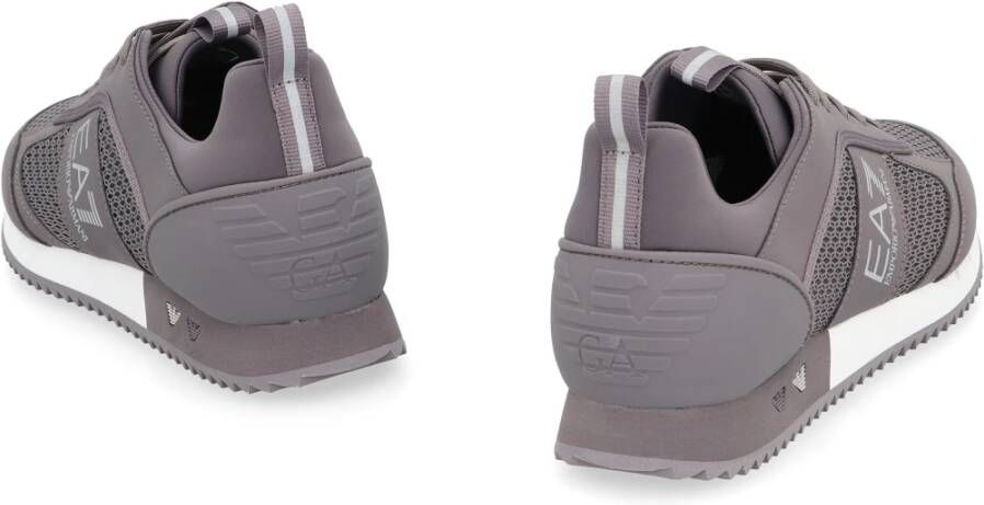 Emporio Armani EA7 Vegan Leren Low-Top Sneakers