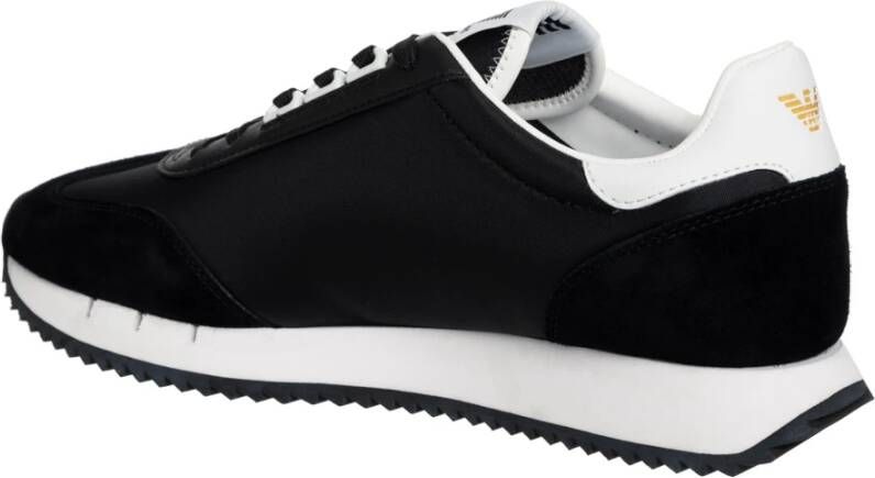 Emporio Armani EA7 Vintage Sneakers Black Heren