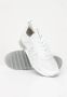 Emporio Armani EA7 Witte Zilveren Mesh Sneaker Unisex Hardloopschoenen White Heren - Thumbnail 6