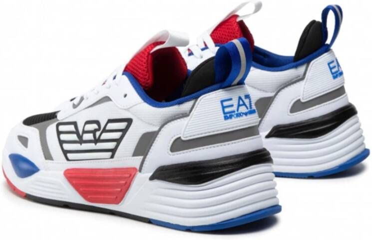 Emporio Armani EA7 Witte lage sneakers X8X070Xk165Q604