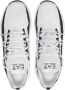 Emporio Armani EA7 Witte en zwarte sneakers polyester samenstelling White Heren - Thumbnail 2