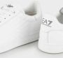 Emporio Ar i EA7 Witte Leren Sneakers met Adelaarslogo - Thumbnail 2