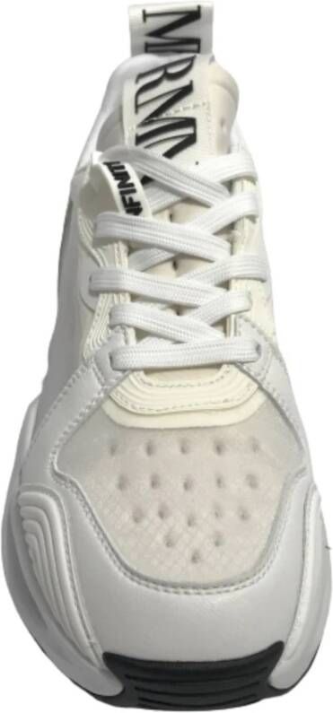 Emporio Armani EA7 Witte Nylon Sneaker Hardlopen Training Wit Heren