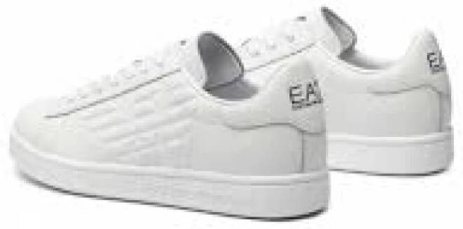 Emporio Armani EA7 Witte Sneakers voor Mannen White Heren