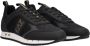 Emporio Armani EA7 X8X185 Lifestyle Sneakers Zwart Goud Wit Black Heren - Thumbnail 5