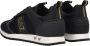 Emporio Armani EA7 X8X185 Lifestyle Sneakers Zwart Goud Wit Black Heren - Thumbnail 6