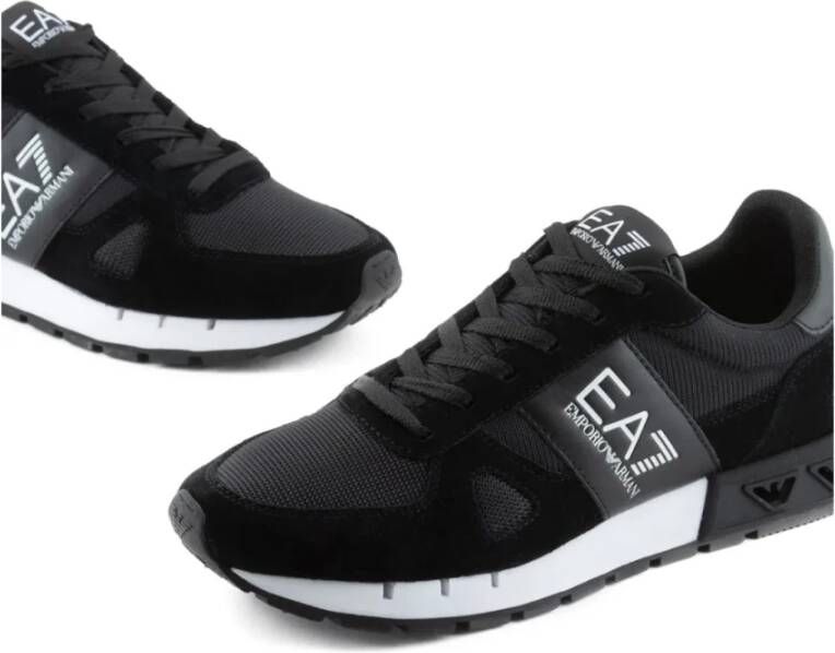 Emporio Armani EA7 Zwarte Casual Sneakers