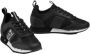 Emporio Armani EA7 Logo Sneakers met Treklipje en Merk Binnenzool Zwart Heren - Thumbnail 15
