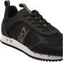 Emporio Armani EA7 Zwarte Casual Textiel Sneakers Black Heren - Thumbnail 2