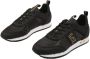 Emporio Armani EA7 Zwarte Casual Textiel Sneakers Black Heren - Thumbnail 4