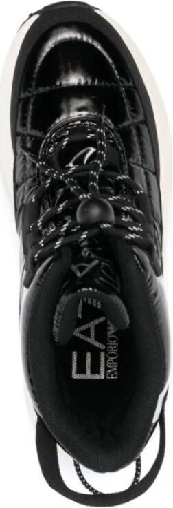 Emporio Armani EA7 Zwarte Enkellaarsjes