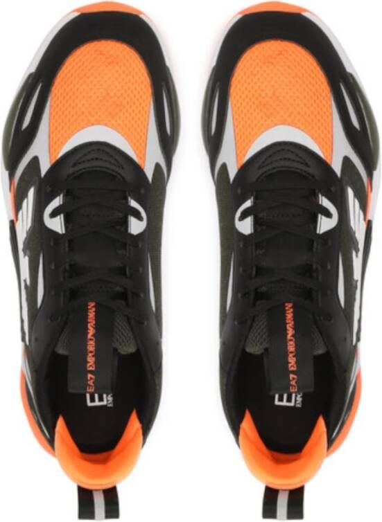 Emporio Armani EA7 Zwarte lage sneakers X8X070Xk165S918