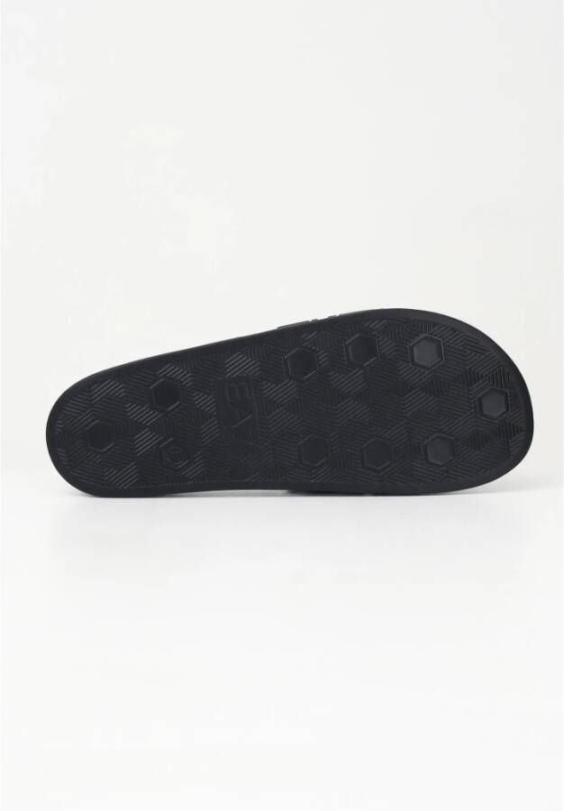 Emporio Armani EA7 Zwarte Logo Slippers Lente Zomer