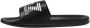 Ea7 Emporio Ar i Teenslippers Visibility Logo Slides Black White - Thumbnail 7